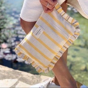 Sezane Froufrous Canvas Travel Pouch